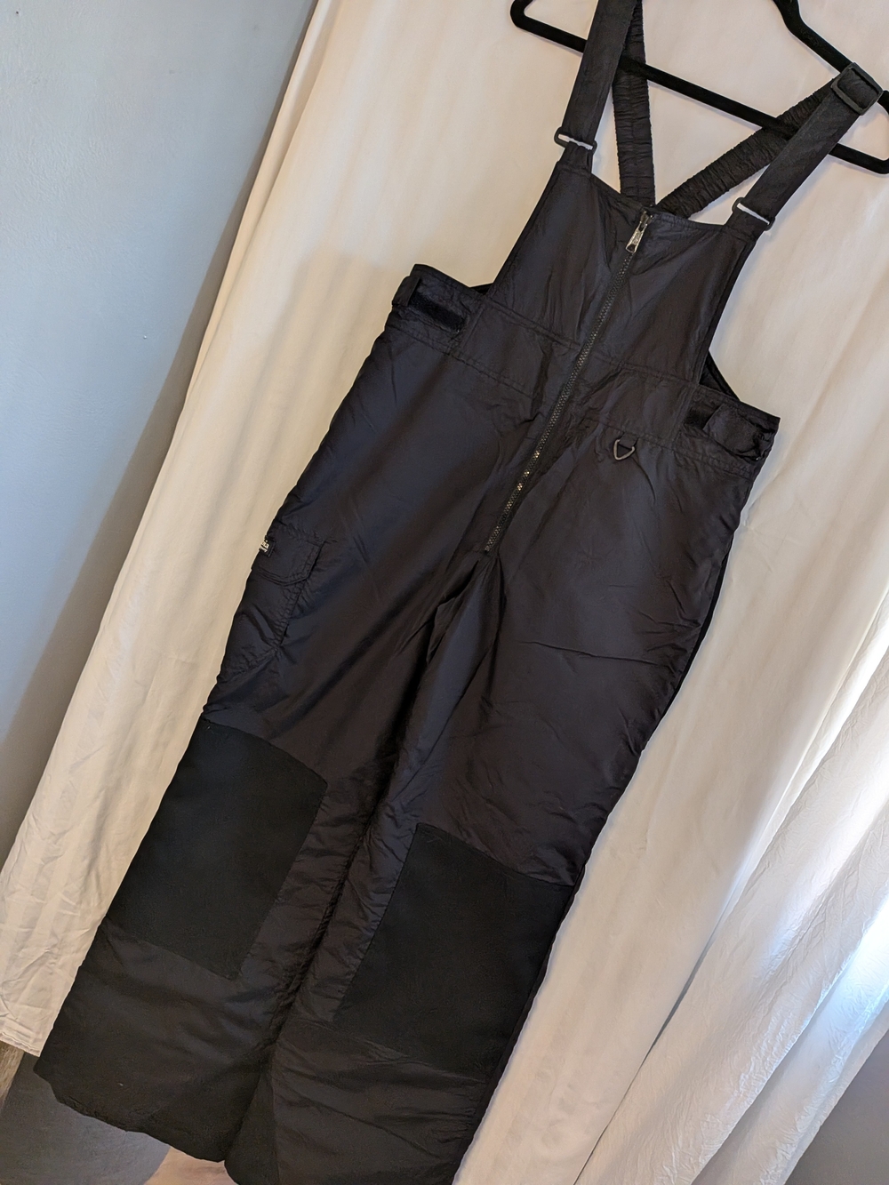 Columbia Black Insulated Snow Bib Pants YOUTH 18/20 EXCELLENT CONDITION ❄️❄️❄️❄️